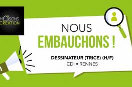 Maisons Création recrute un(e) dessinateur(trice) en CDI à RENNES